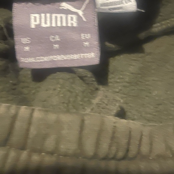 Puma Kids Camo Trim Joggers - Olive Green - Picture 8 of 8